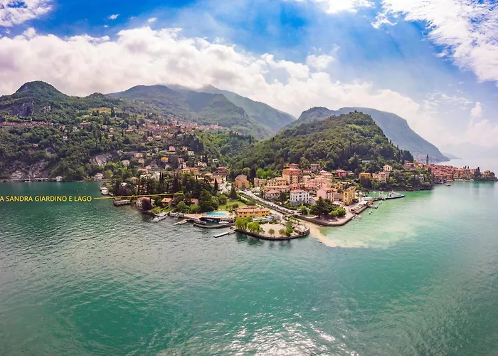 Casa Sandra Giardino E Lägenhet Perledo